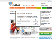 Tablet Screenshot of clickbook.net